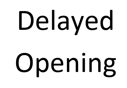 Two words, "Delayed Opening"